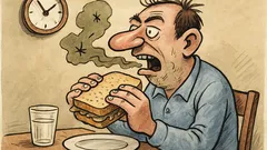 Vtip: Nikdy nie je človek taký hladný...