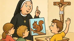 Vtip: Katechétka na náboženstve sa pýta…