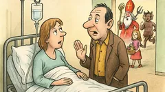 Vtip: Deň po Mikulášovi v nemocnici