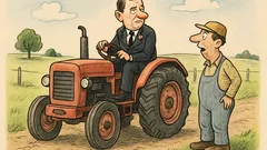 Vtip: Kúpim zachovalý traktor, sám to neutiahnem