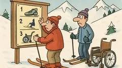 Vtip: Vo Vysokých Tatrách visí návod