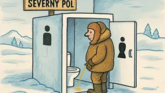 Vtip: Oznam na WC na Severnom póle