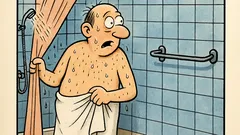 Vtip: Osprchuješ sa a uterák nikde