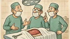 Vtip: Traja chirurgovia diskutujú o pacientoch