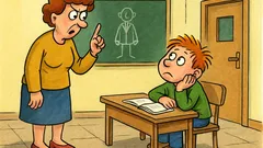 Vtip: Pani učiteľka sa pýta Janka