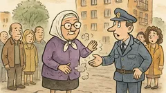 Vtip: Babka spadne z trinásteho poschodia