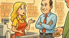 Vtip: Blondínka v supermarkete žiada prestávku