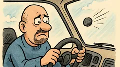 Vtip: Letiaci kamienok nikdy neminie sklo