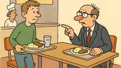 Vtip: Študent si sadne vedľa profesora