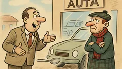 Vtip: Obchodník s autami presviedča Škóta