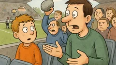 Vtip: Oci, prečo všetci nadávajú tomu pánovi?