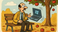 Vtip: Aký rozdiel jablká vs Windows?