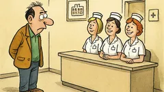 Vtip: V nemocnici? Samá sestra!