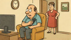 Vtip: Pomačkávaj ma, schovávaj ma pred manželkou...