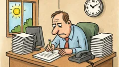 Vtip: Keď máš roboty, nemáš radosť.