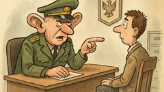 Vtip: Generál prijíma nových do štábu…