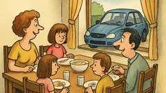 Vtip: Auto je členom rodiny. Prečo?