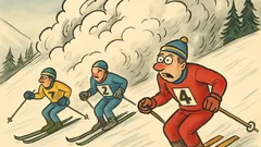 Vtip: Svetový pohár v lyžovaní sa zdramatizoval