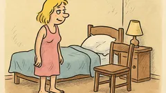 Vtip: Viete, prečo má blondínka pri posteli stoličku?