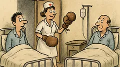 Vtip: Sestrička vojde s boxerskými rukavicami…