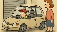 Vtip: Malý Janko sadne do auta