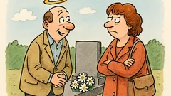 Vtip: Moja svokra je anjel. A tá vaša?