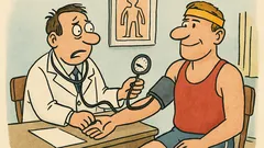 Vtip: Lekár: Preboha, máte tlak 200!