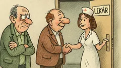 Vtip: Známa ma zapísala k lekárovi…