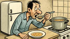 Vtip: Hlad je najlepší kuchár...