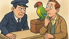 Vtip: Colník zastaví Škóta s papagájom
