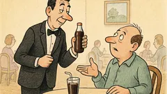 Vtip: Pán vrchný, chcel som len kolu!