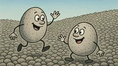 Vtip: Dva kamienky sa hrajú na štrk...