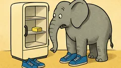 Vtip: Prečo nosia slony modré tenisky?