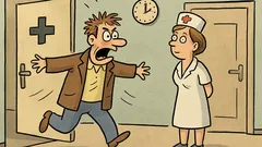 Vtip: Vtrhne muž do nemocnice a kričí…