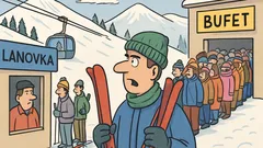 Vtip: Turista sa pýta lanovkára v Tatrách…