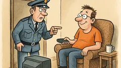 Vtip: Príde policajt do bytu muža…