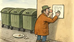 Vtip: Bezdomovec si dal inzerát...