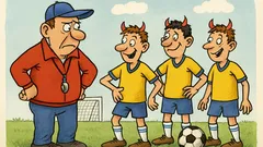 Vtip: Tréner rieši čertovský problém…