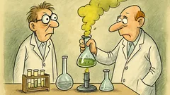 Vtip: Vedec skúša zopakovať úspešný pokus…