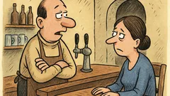 Vtip: Krčmár sa pýta jednej ženy