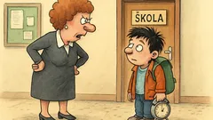 Vtip: Dežko, prečo chodíš neskoro do školy?