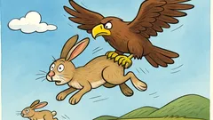 Vtip: Rozdiel medzi bežiacim a letiacim zajacom?