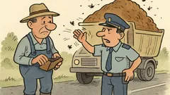 Vtip: Farmár vezie hnoj, zastaví ho policajt