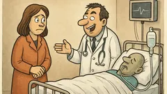 Vtip: Príde žena do nemocnice za mužom