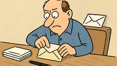 Vtip: Dopisný zákon—zalep obálku, napadne ťa