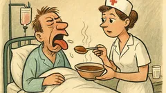 Vtip: Jaj, sestrička, aká hnusná tá medicína!