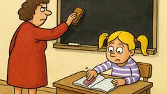 Vtip: Ako spoznáš rodenú blondínku v základnej škole?