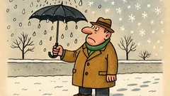 Vtip: Keď v zime prší, sneží
