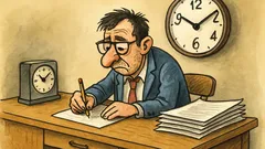 Vtip: Hodinová úloha? Rátaj radšej dva dni.