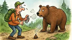 Vtip: Ako spoznáš turanský medvedí trus?